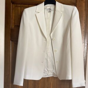 Casual Corner Women's White Blazer